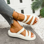 Women’s Cushioned Slide Sandals – Thick Sole Comfort Shoes