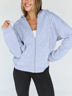 Winter Womens Zip Up Hoodies Oversized Sweatshirts(Buy 2 Free Shipping)
