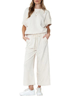 Women's Textured Luxury Lounge Set (Buy 2 Free Shipping)