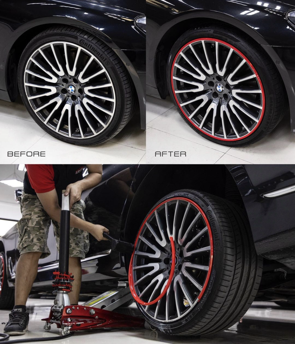 Universal Rim Protector – Anti-Scratch Wheel Protection Strip（8M Length – Fits All 4 Wheels, Any Rim Size）