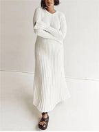 Fall New Sleeved Knit Midi Dress (Buy 2 Free Shipping)