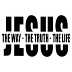 Jesus “The Way The Truth The Life” Christian Car Decal