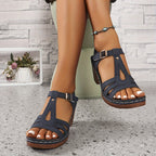 Fashionable Comfortable Orthopedic Platform Chunky Heels Sandals