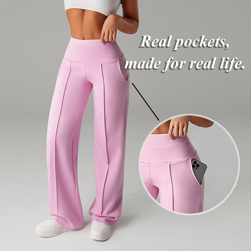💥50K+ SOLD💕Women's Plain Loose Straight Leg Pants