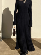 Fall New Sleeved Knit Midi Dress (Buy 2 Free Shipping)
