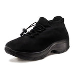 Comfortable women's shoes with air cushion support to reduce back and knee stress