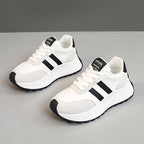 Women's Fashionable Lace Up Platform Walking Sneaker