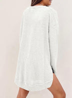 Women's Oversized Waffle Knit Top (Buy 2 Free Shipping)