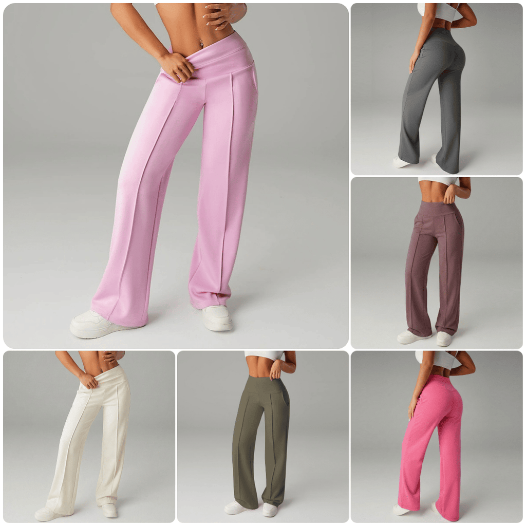 💥50K+ SOLD💕Women's Plain Loose Straight Leg Pants