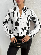 Elegant Printed Blouse for Women