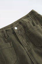 New Dual Pocket Front Wide Leg Jeans