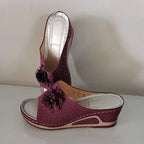 Soft Bottom Massage Orthopedic Wedge Slide Sandals
