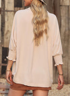 Women's Casual 3/4 Sleeve V Neck Basic Tops (Buy 3 Free Shipping)