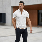 Men’s Smart Casual Polo Shirt for Work & Weekend