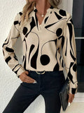 Elegant Printed Blouse for Women