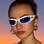 Retro Rectangle Sunglasses – Trendy UV400 Street Style Eyewear