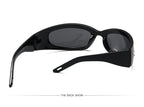 Retro Rectangle Sunglasses – Trendy UV400 Street Style Eyewear