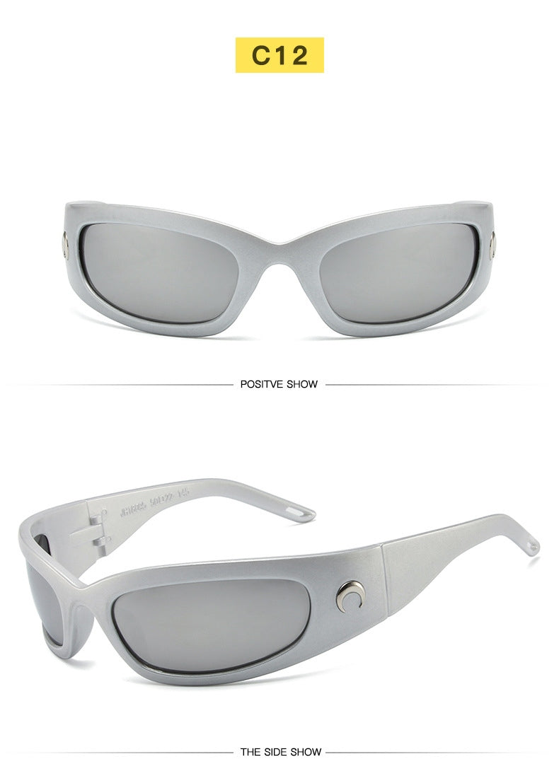 Retro Rectangle Sunglasses – Trendy UV400 Street Style Eyewear