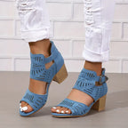 Women's Orthopaedic High Heel Leather Shoes