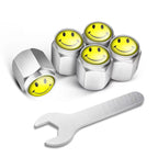 Car Tire Valve Caps – Stylish Wheel Air Valve Covers (4PCS)