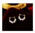 Sterling Silver Baroque Freshwater Pearl Stud Earrings
