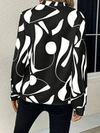 Elegant Printed Blouse for Women