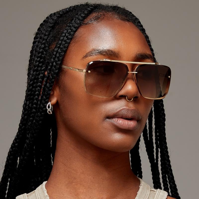 🔥HOT SALE - Retro Gradient Sunglasses UV400 Protection