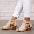 Women's Orthopaedic High Heel Leather Shoes