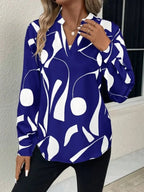 Elegant Printed Blouse for Women