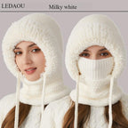 3 in 1 Beanie Hat For Women