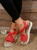 Womens Espadrille Platform Sandals