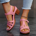 Fashionable Comfortable Orthopedic Platform Chunky Heels Sandals