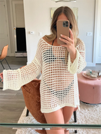 New Women's Crochet Hollow Out Cover Up (Buy 2 Free Shipping)