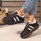 Women's Waterproof Warm Platform Sneakers Boots