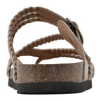 Women’s Braided Cork Sandals – Comfortable Wide Fit Summer Shoes