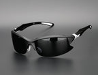 Velo-Pro "Wasp" | Aerodynamic Wrap-Around Polarized Sport Sunglasses