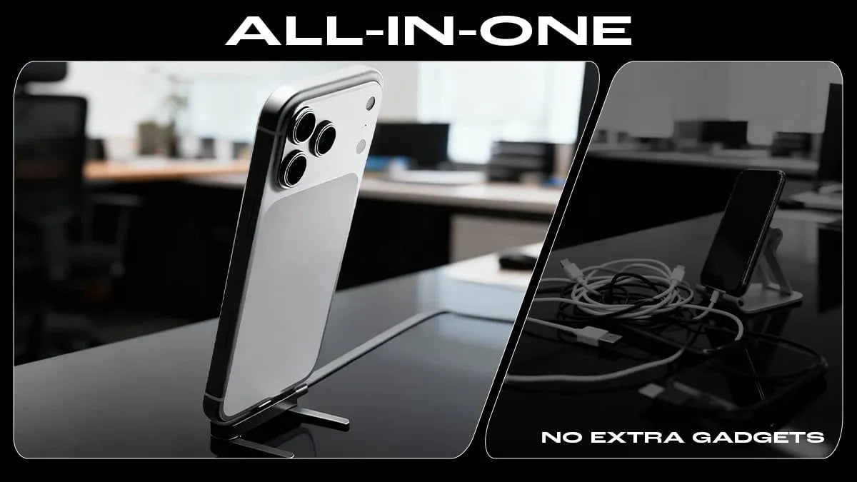 ⚡️240w Super Fast Charging📱invisible Holder Charger Cable With Stand