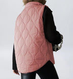 Women Cropped Puffer Vest Stand Collar Sleeveless Lightweight Quilted Vest