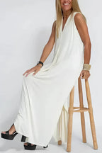 Elegant Long Dress + Matching Cardigan