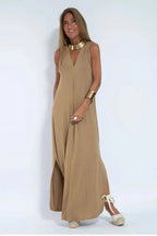 Elegant Long Dress + Matching Cardigan